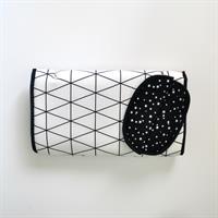 סט מזרן לעגלה שחור-לבן