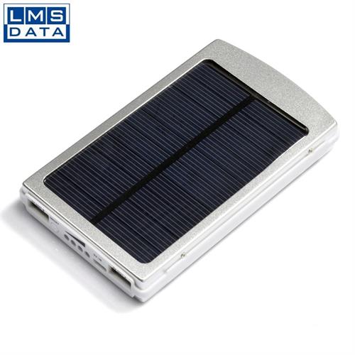 סוללת גיבוי סולרית 8000mAh עם תאורת חירום מבית LMS DATA