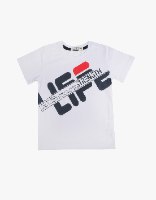 חולצת טריקו בנים מודפס LIFE