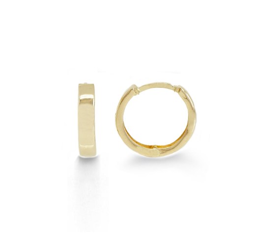 עגילי חישוק זהב קטנים 1.6 ס"מ