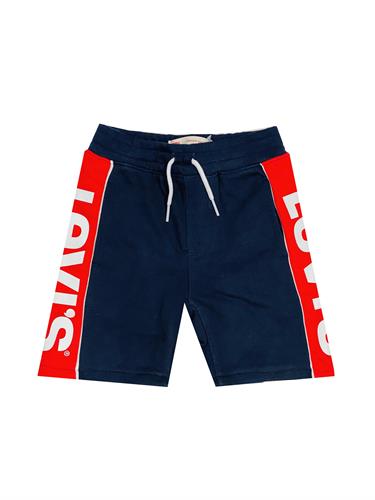שורט בנים כחול לוגו LEVIS