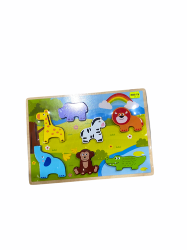 פאזל עץ חיות