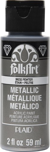 צבע אקריליק פולקארט מטאלי 59 מ"ל PEWTER 99232