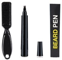 ערכת טיפוח לזקן - עט מילוי+מברשת זיפים רכה