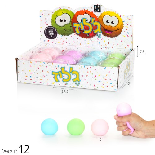 ג'לי כדור פסטל 6 סמ