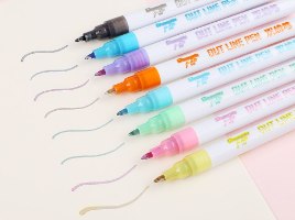 טושים זוהרים - סט הכולל 8 יחידות