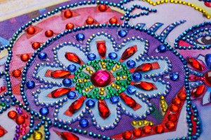 קריסטל ארט - פילים 40X50