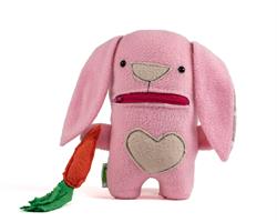 בובת ארנב ורודה לתרגול רכיסת רוכסן, פזית