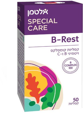B -rest קומפלקס ויטמיני B+C, אלטמן 50 קפליות