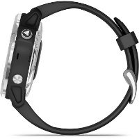 שעון דופק Garmin Fenix 6s Solar Silver with Black Band