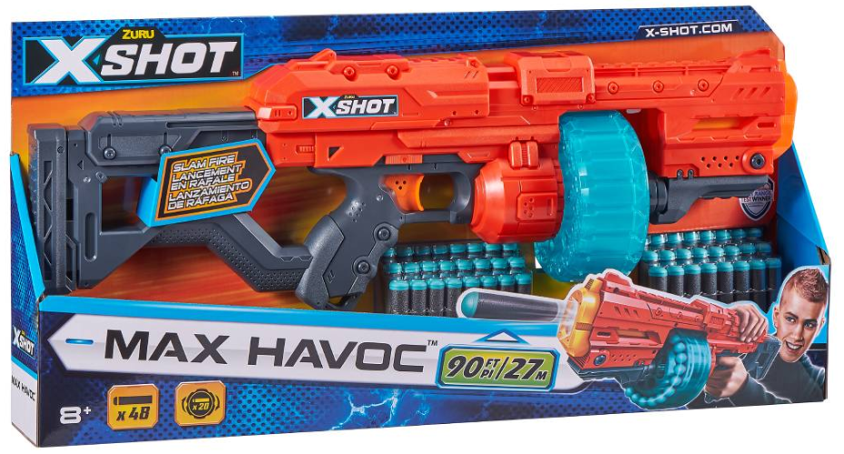 zuru x shot MAX HAVOC