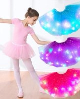 חצאית טוטו מוארת לילדות