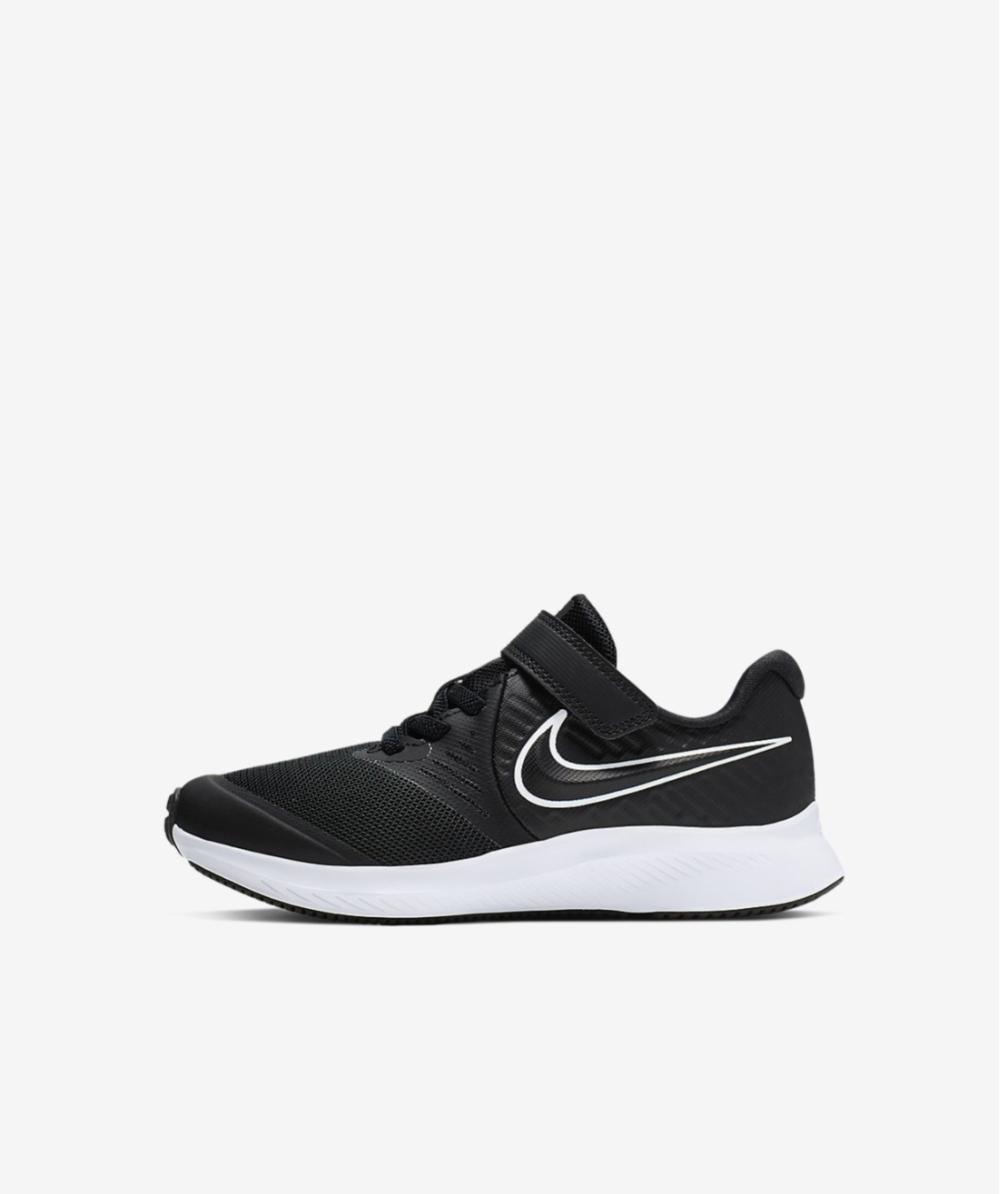 NIKE|נייק- (NIKE- STAR RUNNER (PSV- ילדים- שחור לבן