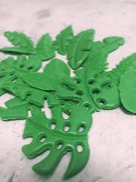 תבנית חמישה עלים טרופיים ליצירה בשוקולד ובבצק סוכר | סט עלים עוגת קיץ| עלה מניפה אתי דבש 2021