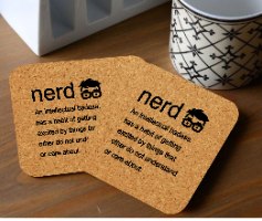 Nerd coaster