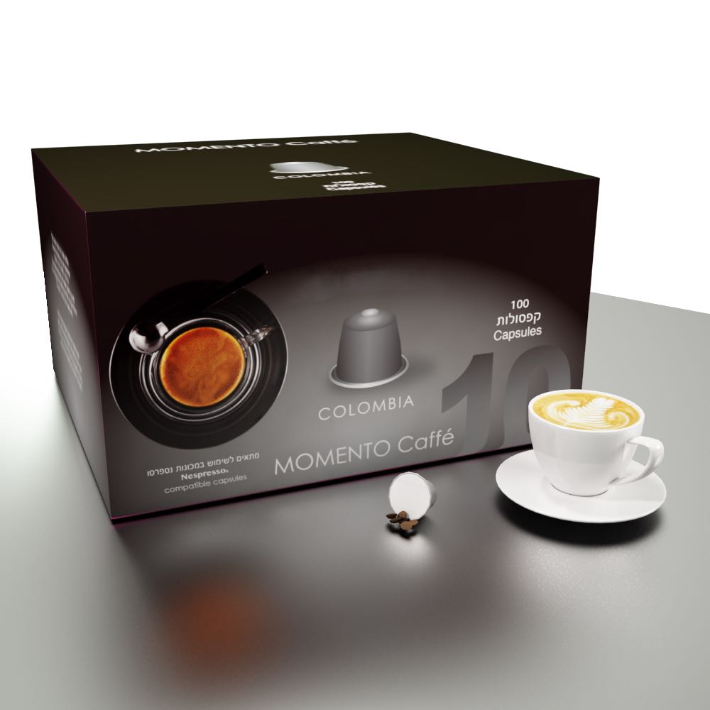 Espressomor קולומביה תואם נספרסו 100 יחידות
