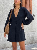 אוברול דורי שחור