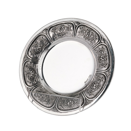 צלחת קידוש כסף טהור 50 שערים