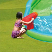 מתקן מתנפח מגלשת מים ענקית פארק המים דגם 9283 הפי הופ Happy hop - קפיץ קפוץ