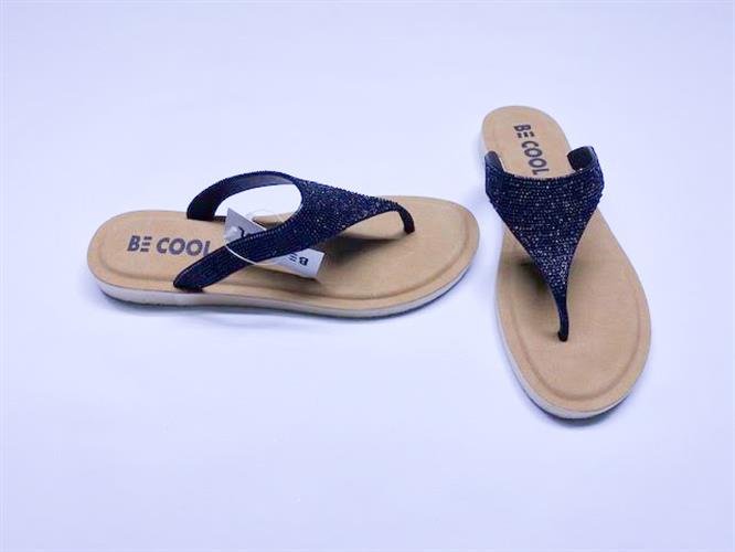 כפכף נצנץ שחור לנשים