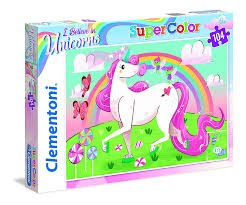 104 חלקים חד קרן מצויר