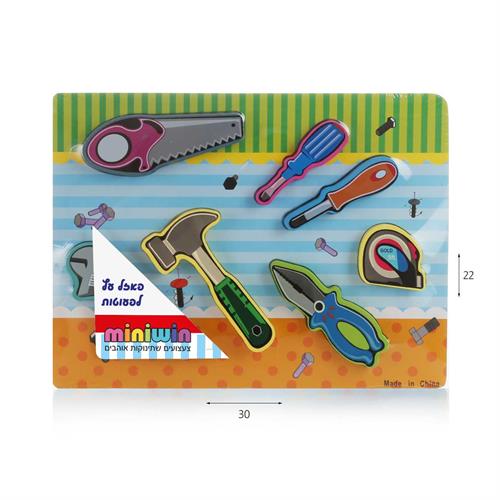 פאזל עץ כלי עבודה