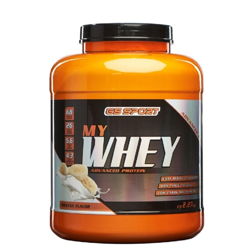 G.S חלבון MY.Whey בננה, 2.27 ק"ג, נוטרי קר
