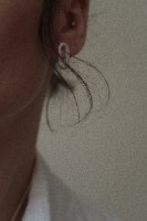 עגילי אן בייסיק כסף