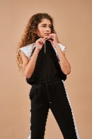 חליפת זואי שחור - DANA SIDI GIRLS