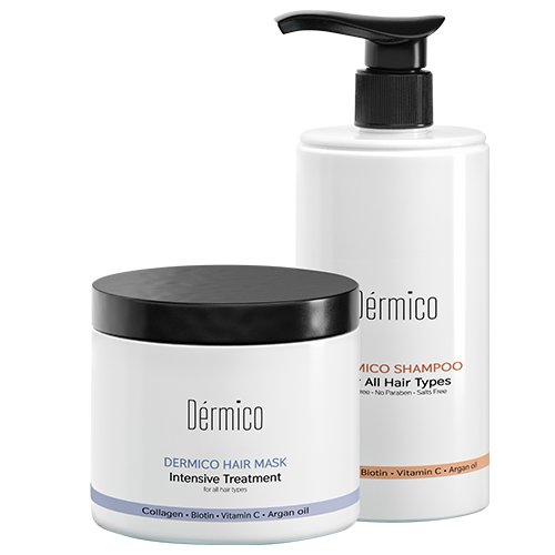 מארז שמפו +מסכה לשיער, Dermico