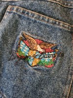 חצאית ג'ינס אורך מידי מידה XL