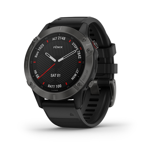 שעון דופק Garmin Fenix 6 Sapphire Gray / Black