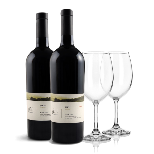 2 יח׳ הרי גליל יראון + 2 כוסות