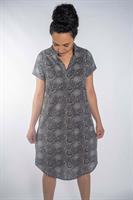 שמלת גלביה אריג כותנה