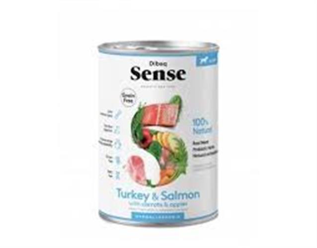 סנס סלומון והודו לגורים ללא דגנים