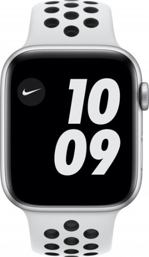 שעון חכם Apple Watch Nike Series 6 GPS + Cellular 44mm Silver Aluminum צבע רצועה Platinum/B