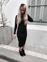 שמלת לורן אפור כהה