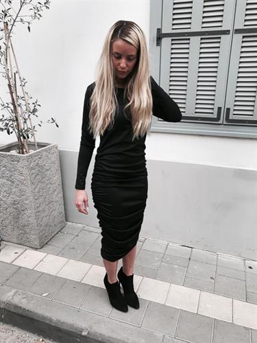 שמלת לורן אפור כהה