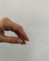 טבעת פלורי דקה זהב