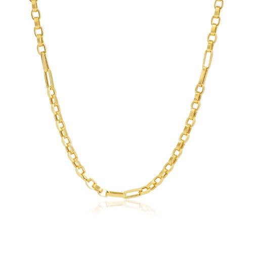 שרשרת חוליות לגבר 65 סמ זהב 14 קאראט