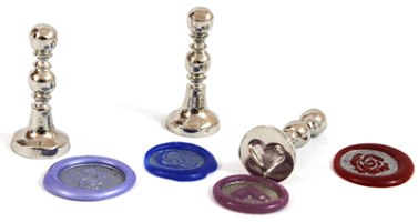 חותמת פיוטר קטנה לשעווה - גולגולת