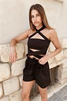 טופ קרופ קמילה קשירה X