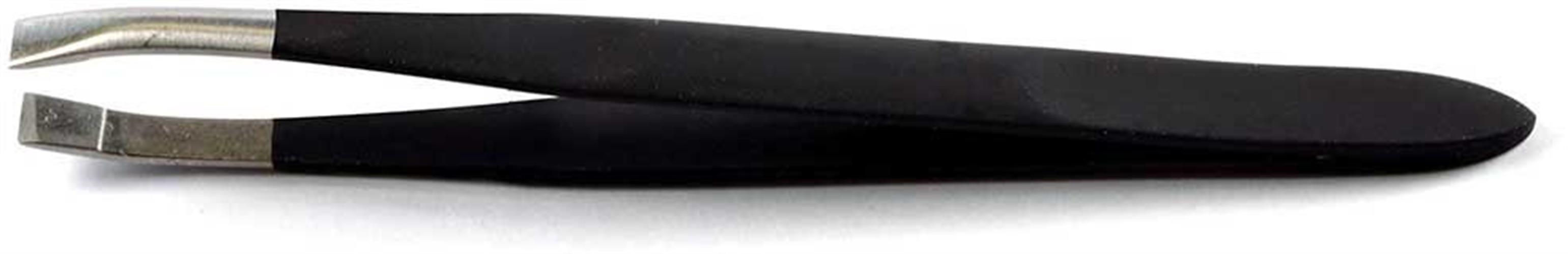 פינצטה שחורה עם קצה ישר מבית LUNA