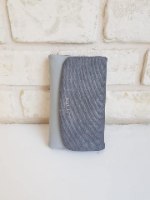 ארנק דמוי עור גדול שחור/מטאלי 4054