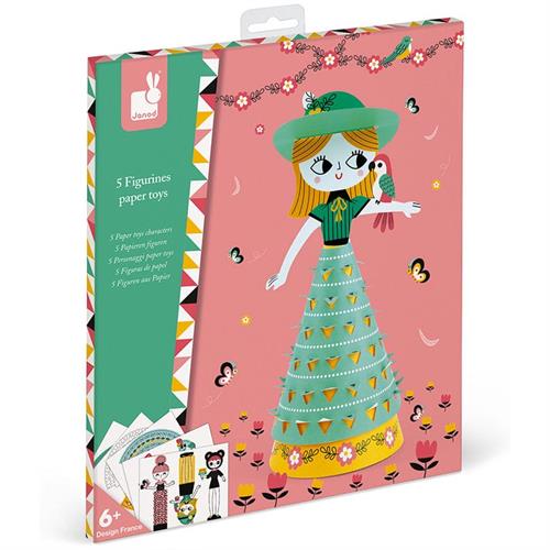 יצירת בובות צעצוע מנייר - JANOD