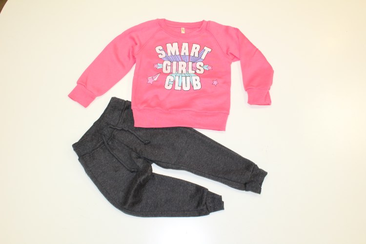 חליפת פוטר בנות SMART ורוד