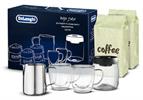 מארז קפה מפנק + 3 שנות אחריות - DeLonghi מכונת אספרסו אוטומטית One Touch דגם ECAM510.55.M