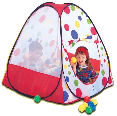 אוהל כדורים עם 100 כדורים