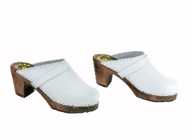 קבקבי עץ לבן עקב גבוה חום LUXURY