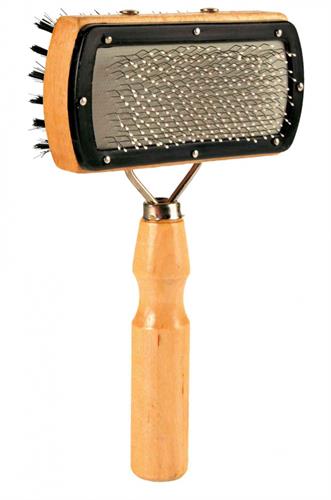 מברשת  עץ דו צדדית